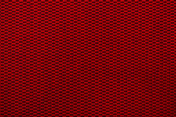 close up red fabric texture, background