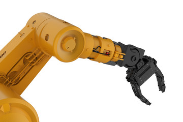 Fototapeta na wymiar robotic arm or robot hand
