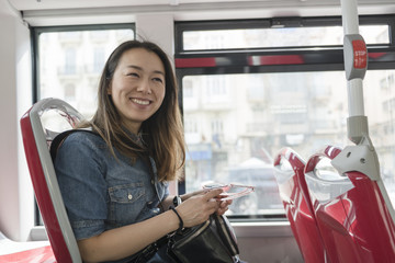 woman traveling