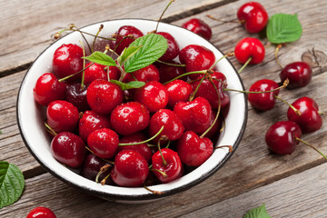 Fresh summer cherry