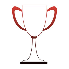 Cup trophy symbol vector illustration graphic design