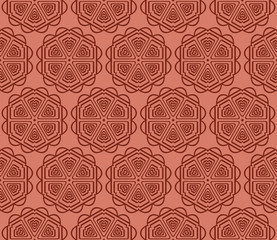 geometric seamless pattern. Vector illustration. For modern interior design, fashion textile print, wallpaper, decor panel