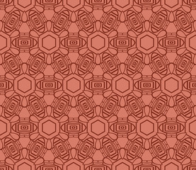 Vector seamless pattern with geometric style background. for printing on fabric, paper for scrapbooking, wallpaper, cover, page book.