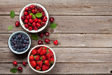 Fresh summer berries