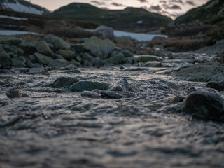 Mountain stream In Norway