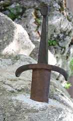 Excalibur is a sword of King Arthur