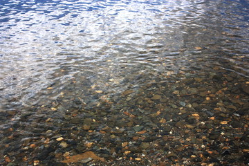 вода камни рябь