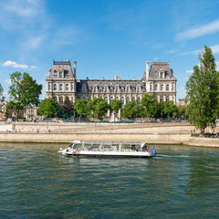 Das Rathaus Hotel de Ville in Paris, Frankreich