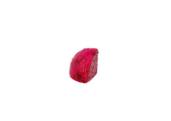 Dragon fruit part peeled red