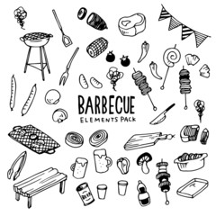 Barbecue Illustration Pack