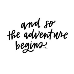 And so the adventure begins