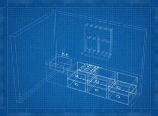 Kitchen Plan Architect blueprint