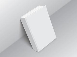 white book with thick cover 