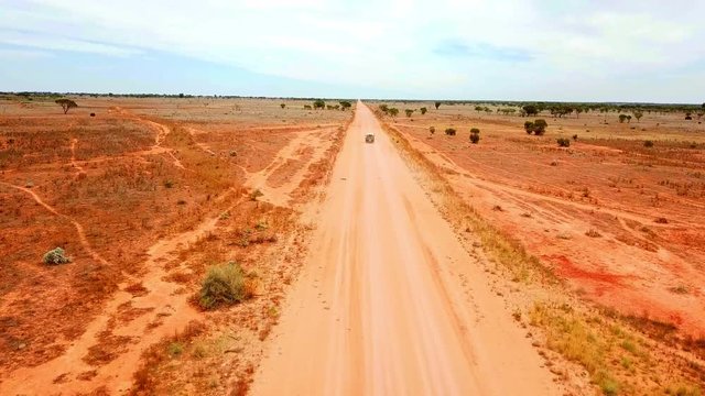 Driving across Australia