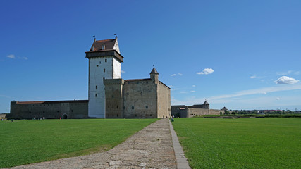Narva Castle, also called Hermann Castle is a medieval fortress on the bank of Narva River, today a...