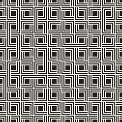 Vector seamless lines mosaic pattern. Modern stylish abstract texture. Repeating geometric tiles