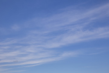 blue sky and clouds