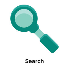 Search icon vector sign and symbol isolated on white background