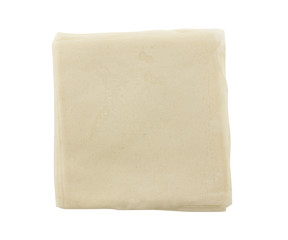 sheet for spring roll isolated on white background