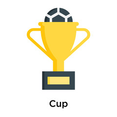 Cup icon vector sign and symbol isolated on white background