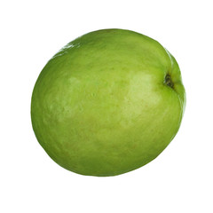 red guava isolated on white background