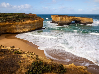 Beautiful view of Lodon Bridge, Great Ocean Road,