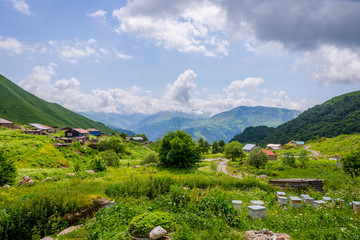 Fototapeta na wymiar Roshka village, Georgia