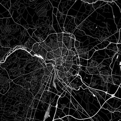 Area map of Dijon, France