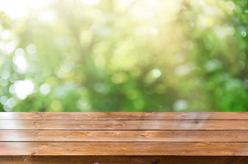 Spring background table