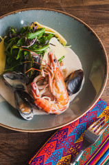 Ensalada de maricsos - traditional peruvian plate