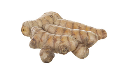 turmeric isolated on white