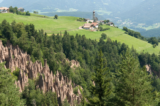 Erdpyramiden auf dem Ritten