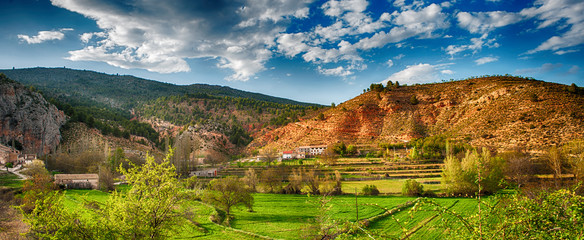 Beautiful countryside landscape in Spain