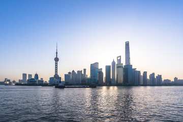 Fototapeta na wymiar panoramic city skyline in china