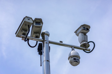 cctv camera in urban