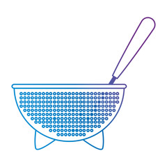 kitchen colander and ladle vector illustration design