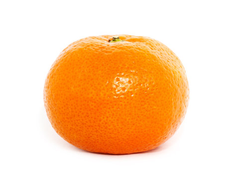 Orange fruit, tangerine,citrus isolated on white background.