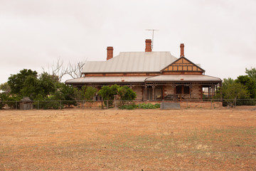 Exterior view of farmhouse