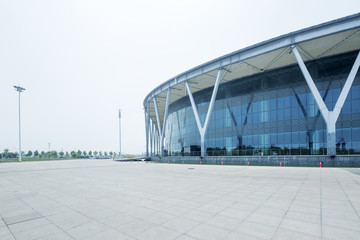 modern office building in the city