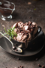 Chocolate coffee ice cream