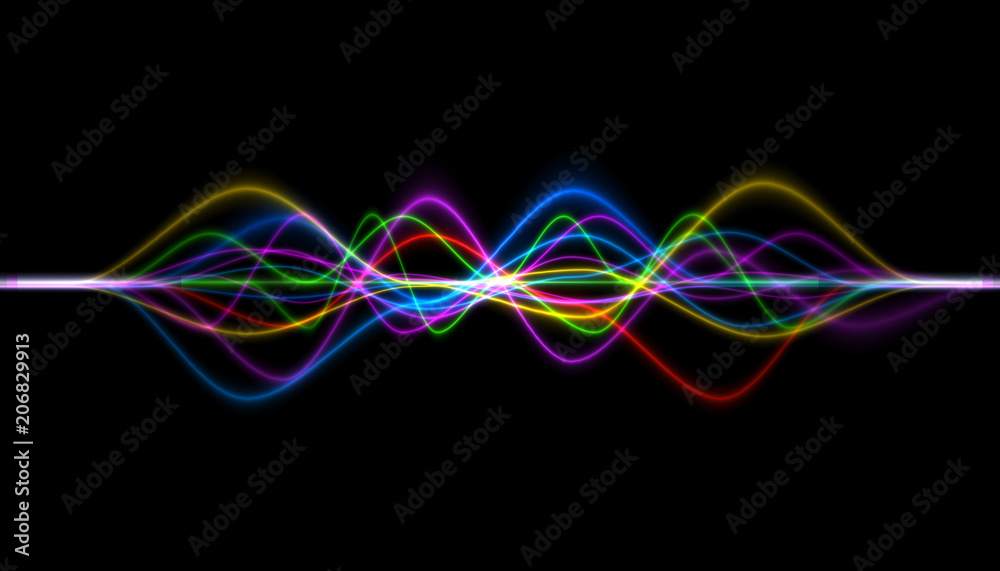 Canvas Prints frequency audio music equalizer digital . music player waveform, hud for sound technology or tune ba