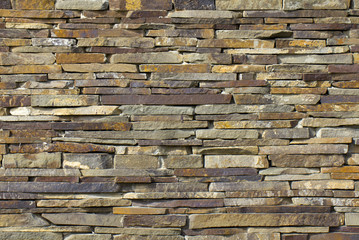 Naklejka premium Dry stone wall texture background