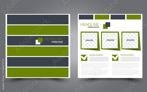 square flyer template simple brochure design for business and simple flyer template