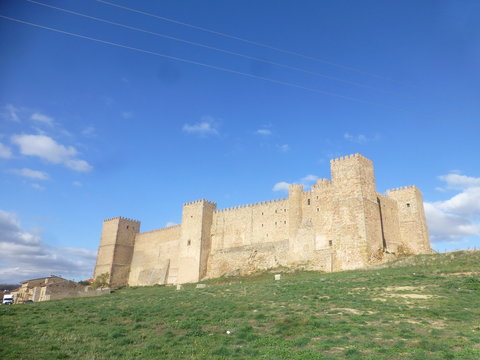Castillo y Parador nacional de Sigüenza, ciudad de la provincia de Guadalajara, en la comunidad autónoma de Castilla La Mancha, España