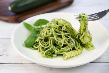 ズッキーニのジェノベーゼ