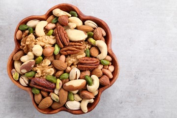 Mix of nuts.
