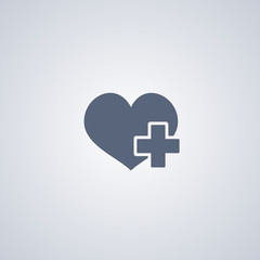 medicine icon, cardiology icon