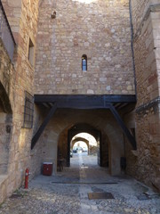 Naklejka premium Sigüenza, ciudad de la provincia de Guadalajara, en la comunidad autónoma de Castilla La Mancha, España