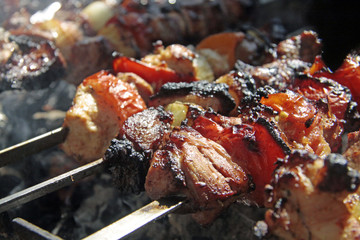 BBQ, picnic, grilled meat