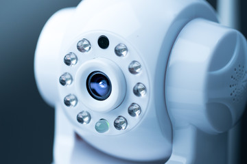 CCTV camera in studio